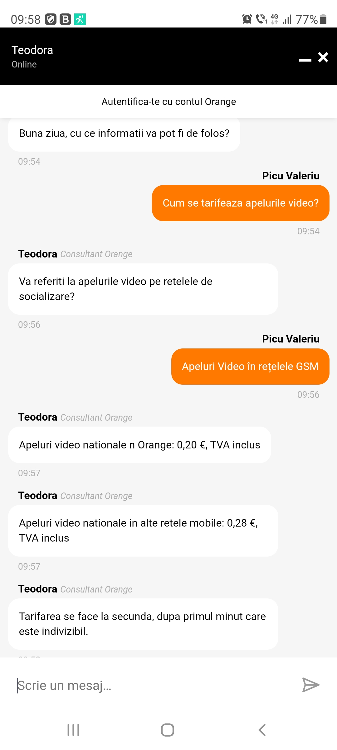 lilac Prevail relax Rezolvat: Utilizarea serviciului Apeluri Video se taxează? - Comunitatea  Orange